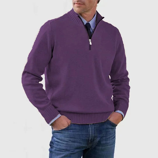 2025 Zip-up sweater – classic warmth and modern elegance