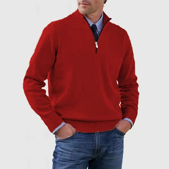 2025 Zip-up sweater – classic warmth and modern elegance
